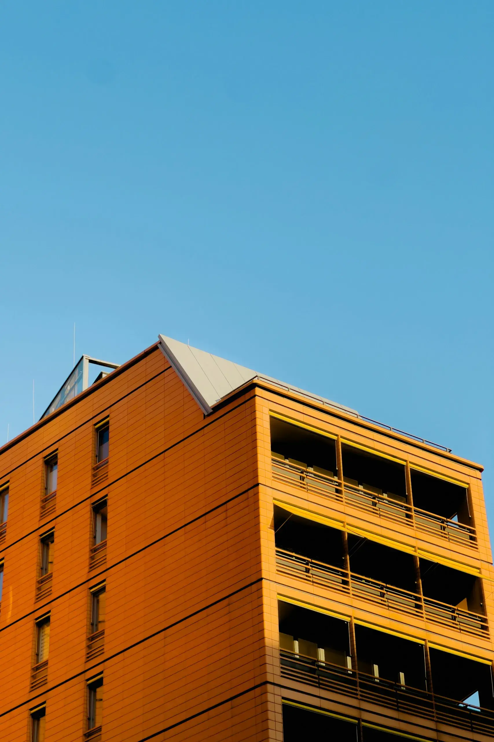 Exterior of contemporary building